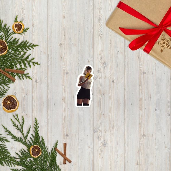 Sexy Ellie reading a book Bubble-free stickers (Customizable) - Picture 3 of 3